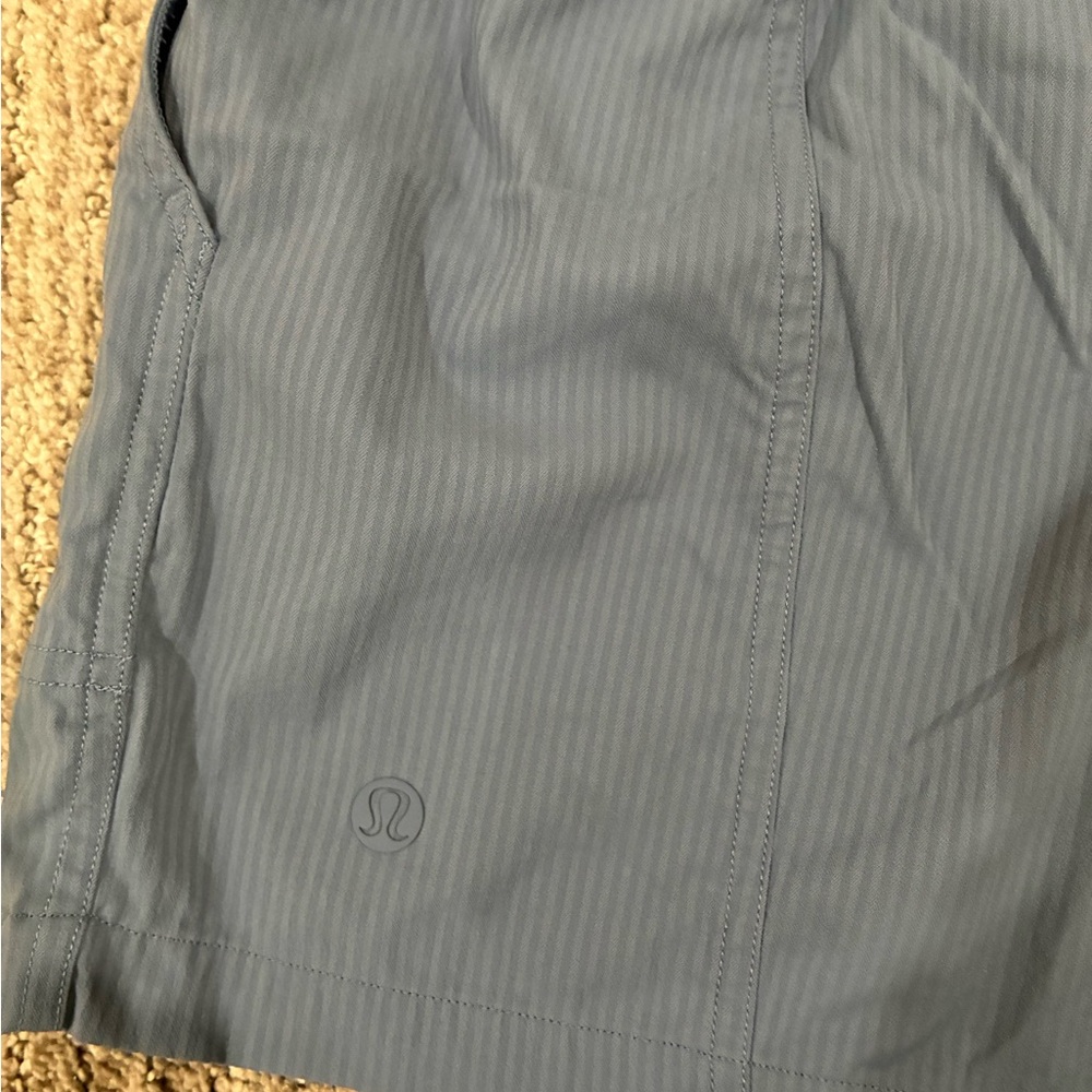 lululemon athletica High Waist Blue Shorts - Picture 2 of 4